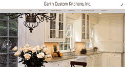 Desktop Screenshot of garthcustomkitchens.com